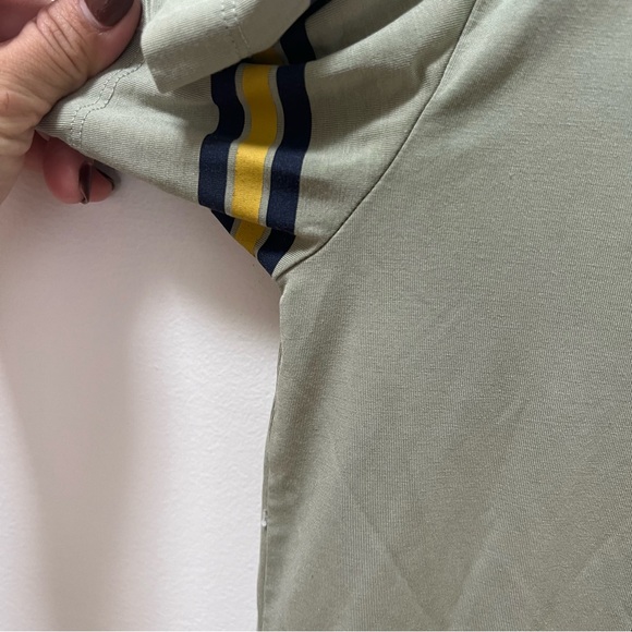 Miaou Green and Navy Knox Tee - Picture 6 of 11